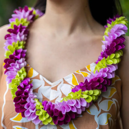 3 Color Fancy Lei