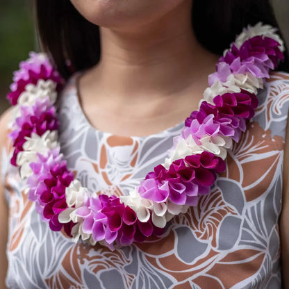 3 Color Fancy Lei