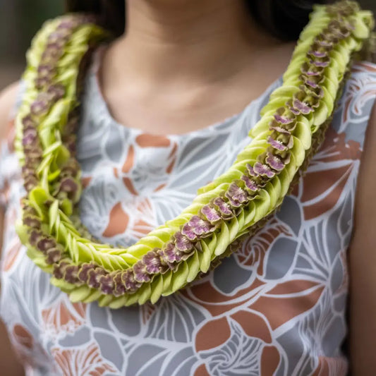 Green Fancy Lei