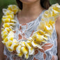 Single Yellow Plumeria Lei