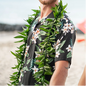 Ti Leaf Maile Style Lei